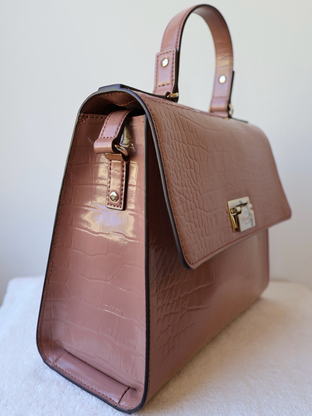 Kate Spade New York Doris Knightsbridge Satchel/Crossbody Bag in Sparrow Color - Picture 4 of 11